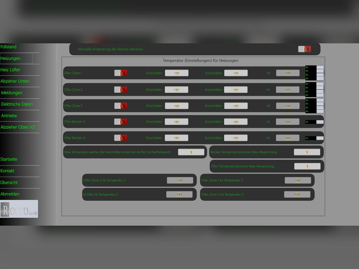 E-Auto-Ladestation HMI